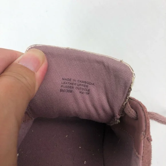 Michael Kors Women's Dusty Rose Suede Sneakers - Picture 3 of 15